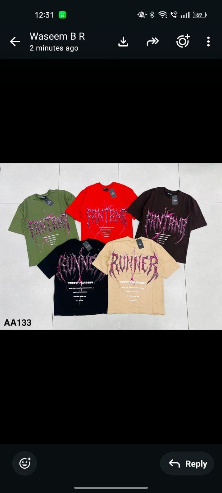I'm Back Downshoulder RUNNER